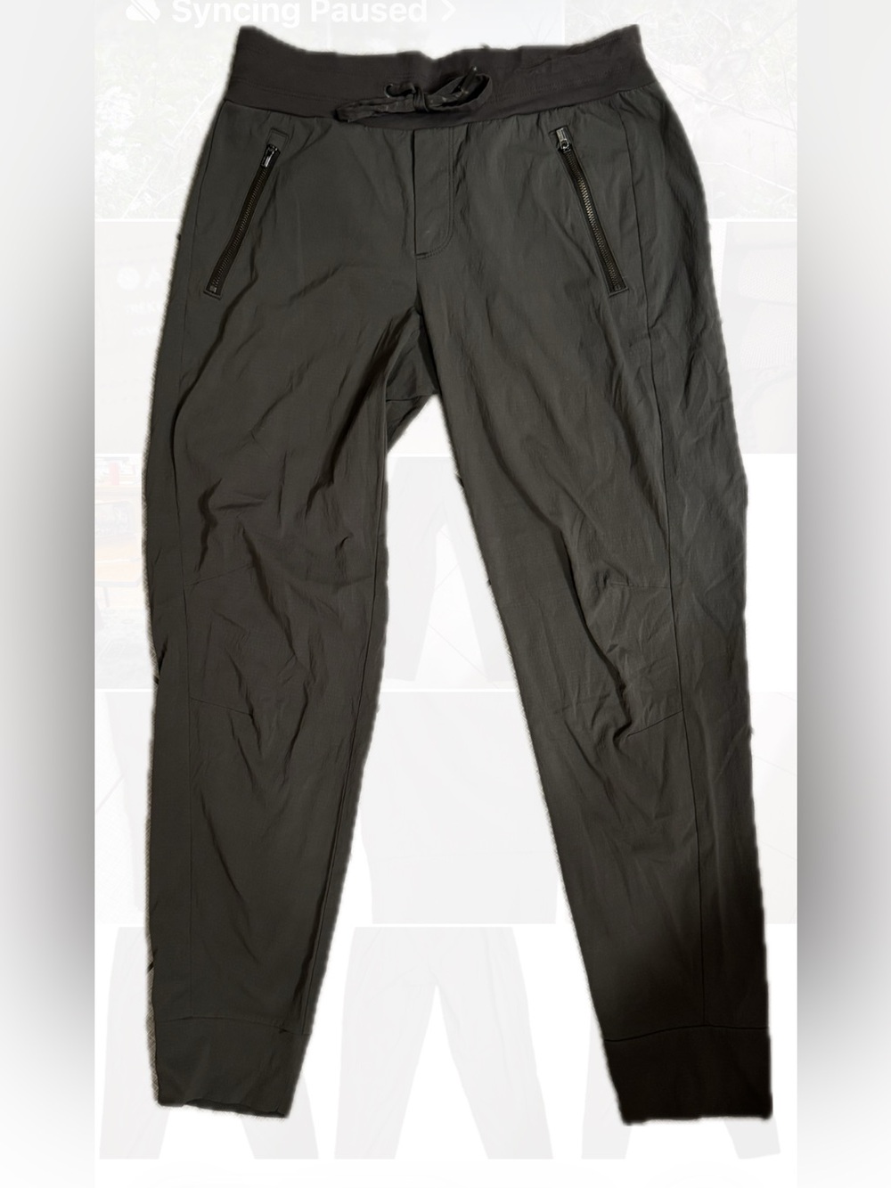Athleta Trekkie North Jogger Size 2 Aspen Olive - Zip Pockets